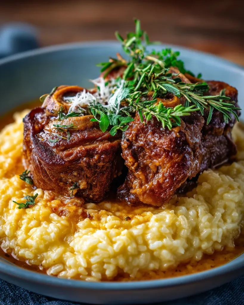 Italian Osso Buco with Risotto