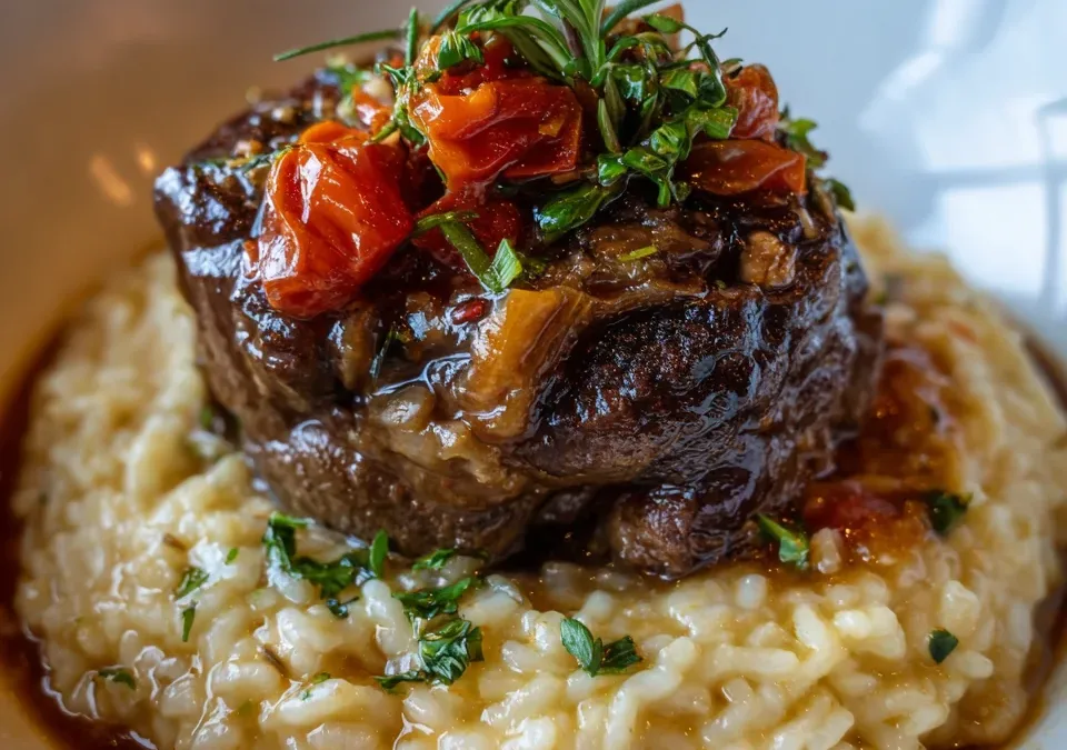 Italian Osso Buco with Risotto