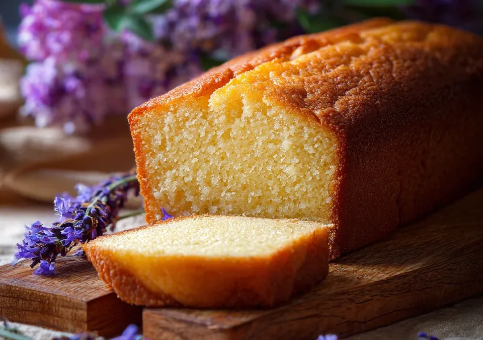 Light & Floral Lavender Honey Cake