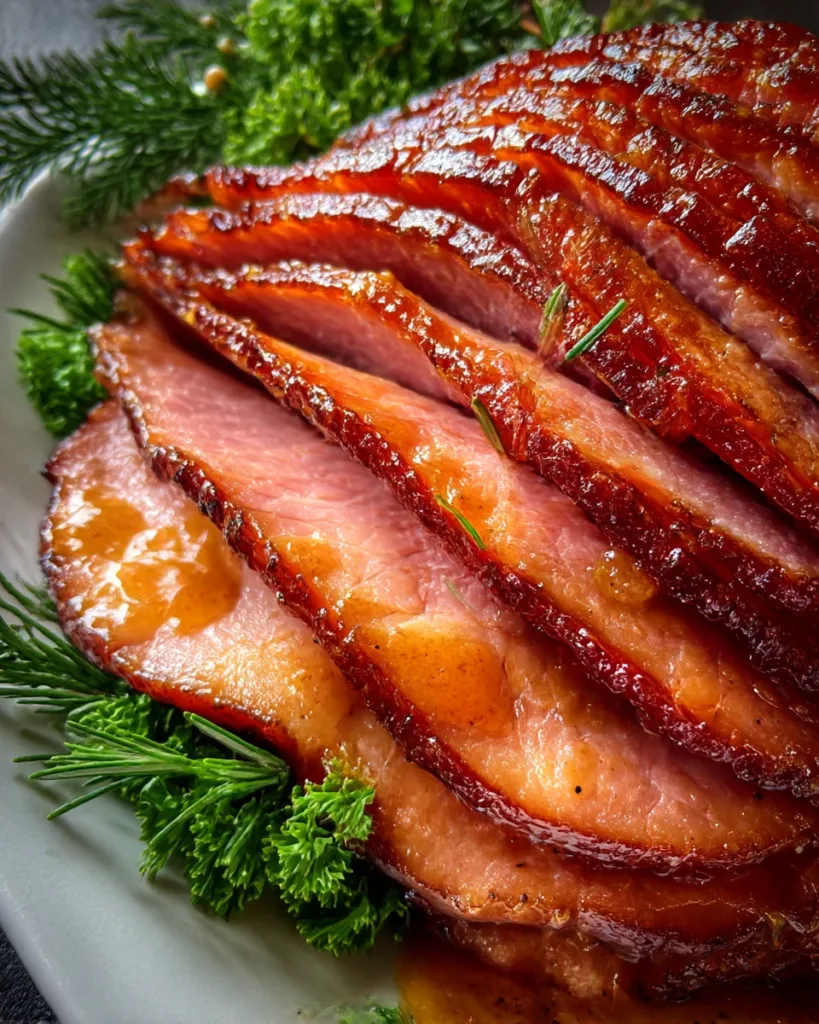 Maple-Glazed Spiral Ham with Brown Sugar Mustard