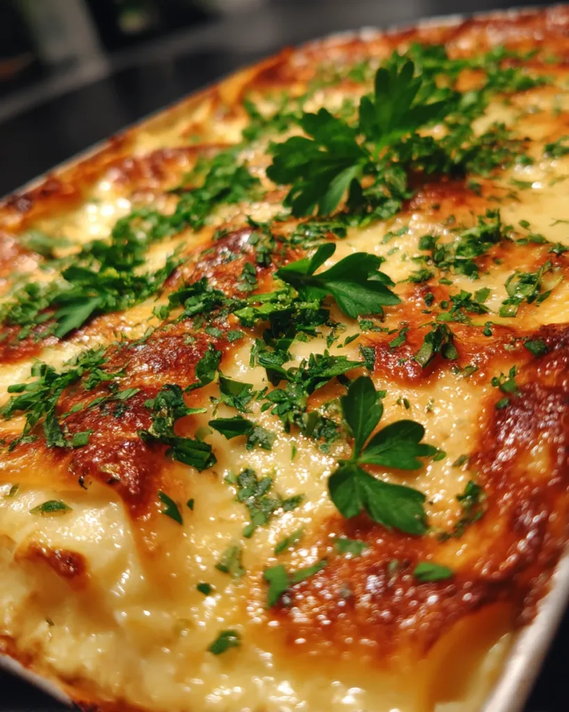One-Pan Christmas Lasagna