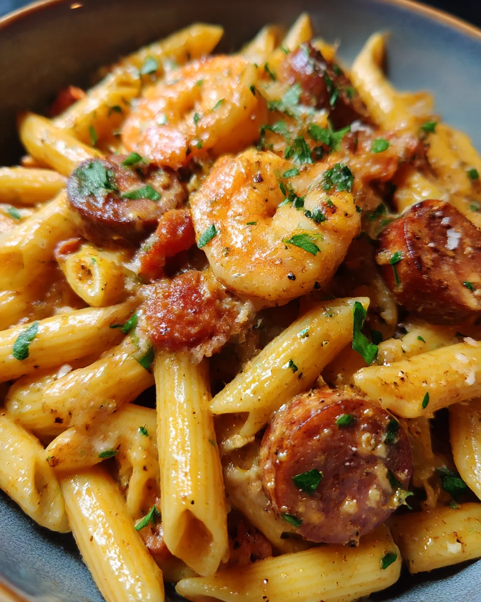 One-Pot Cajun Shrimp & Sausage Pasta