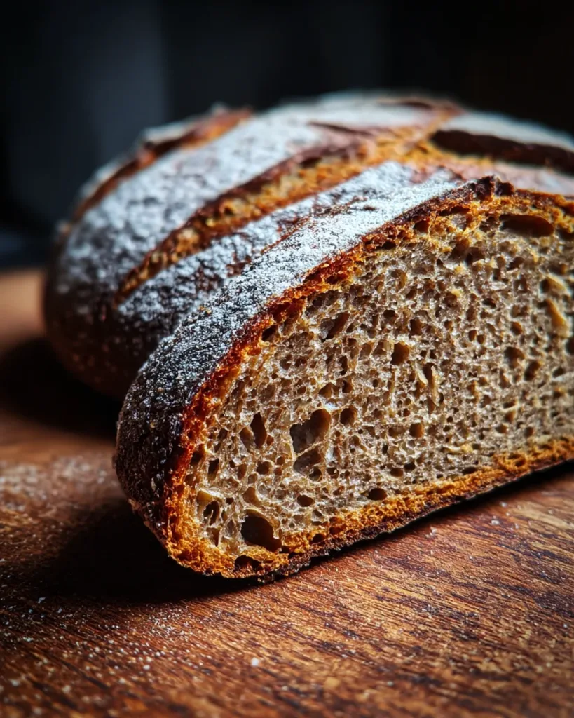 Pumpernickel Rye Sourdough Bread