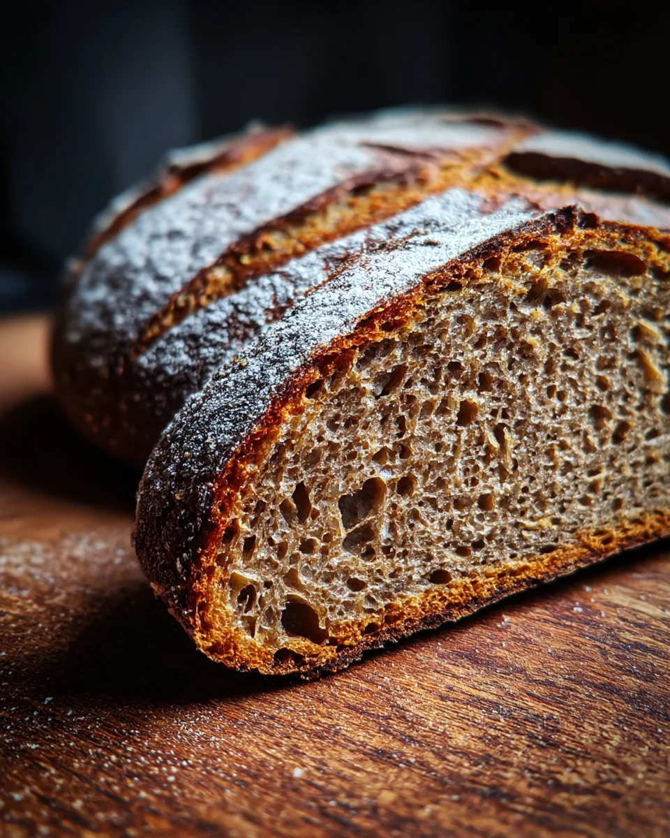 Pumpernickel Rye Sourdough Bread