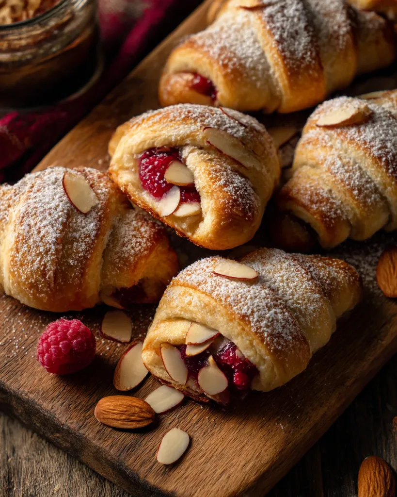Raspberry Almond Rugelach