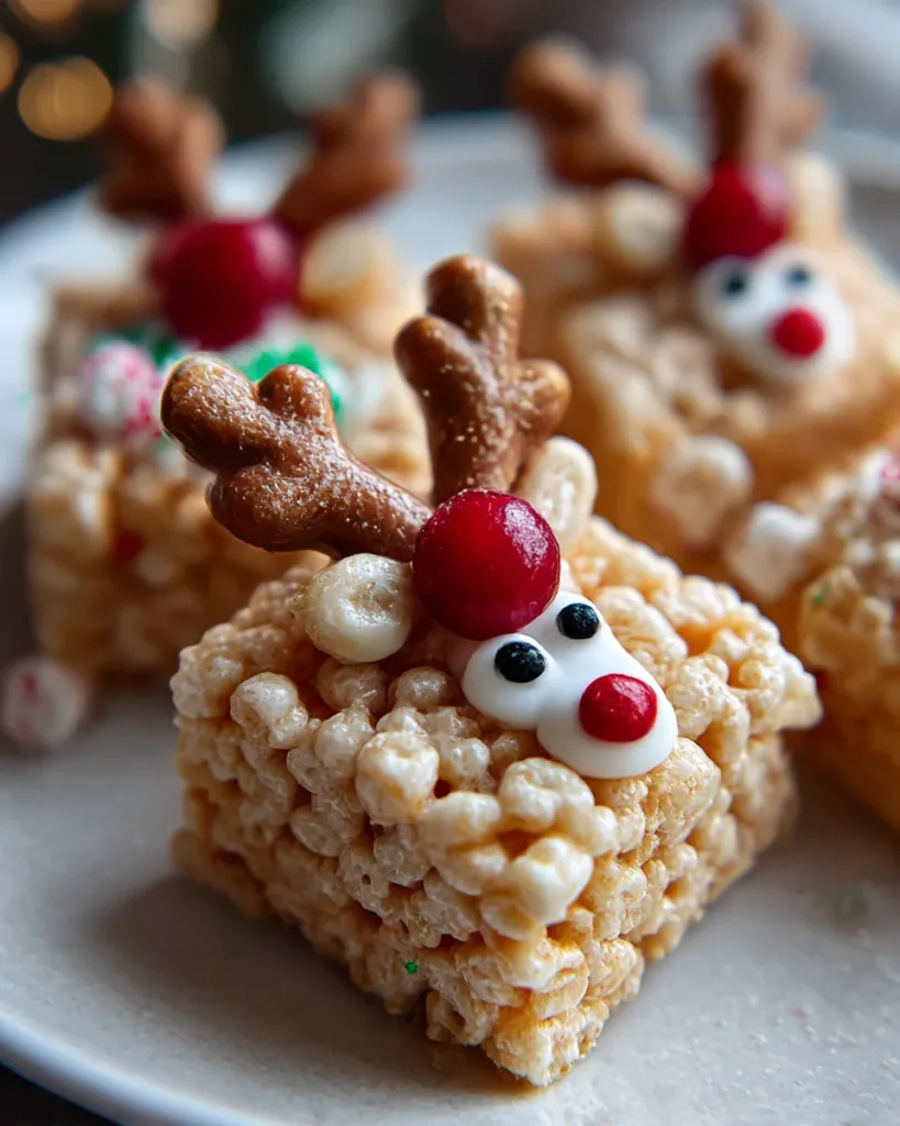 Reindeer Rice Krispie Treats