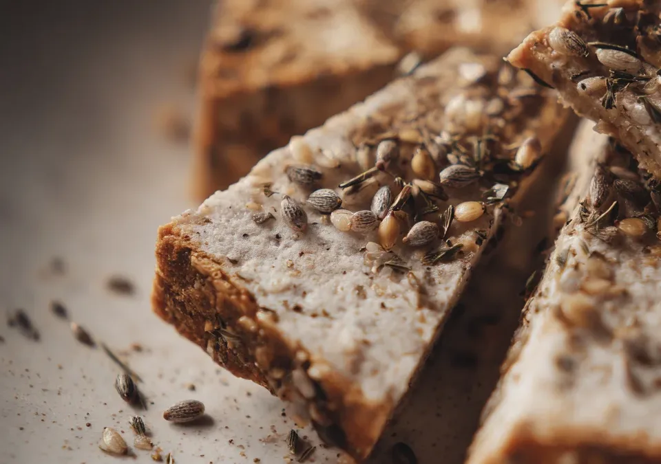 Rye Flour Crackers with Seeds