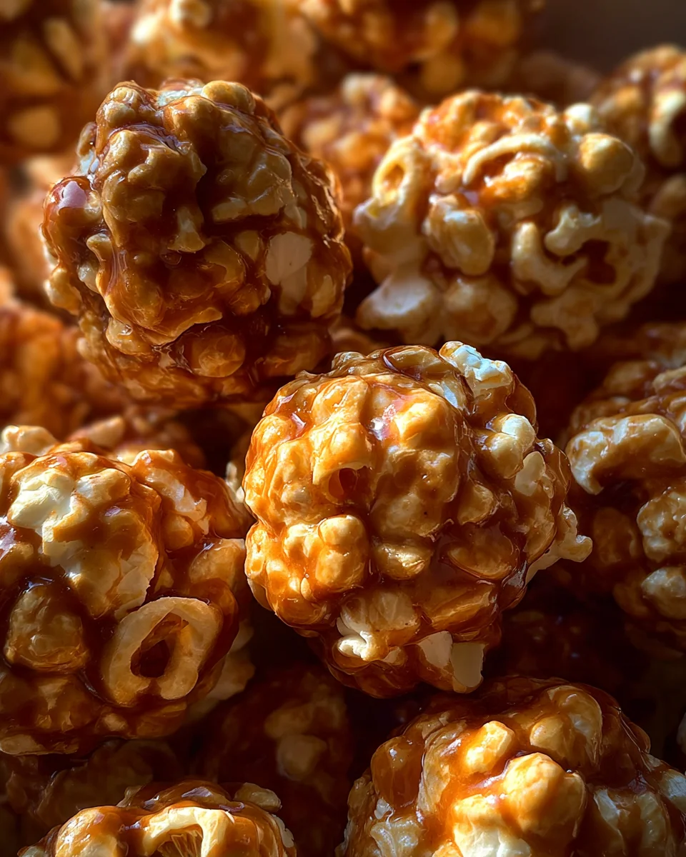 Salted Caramel Popcorn Balls