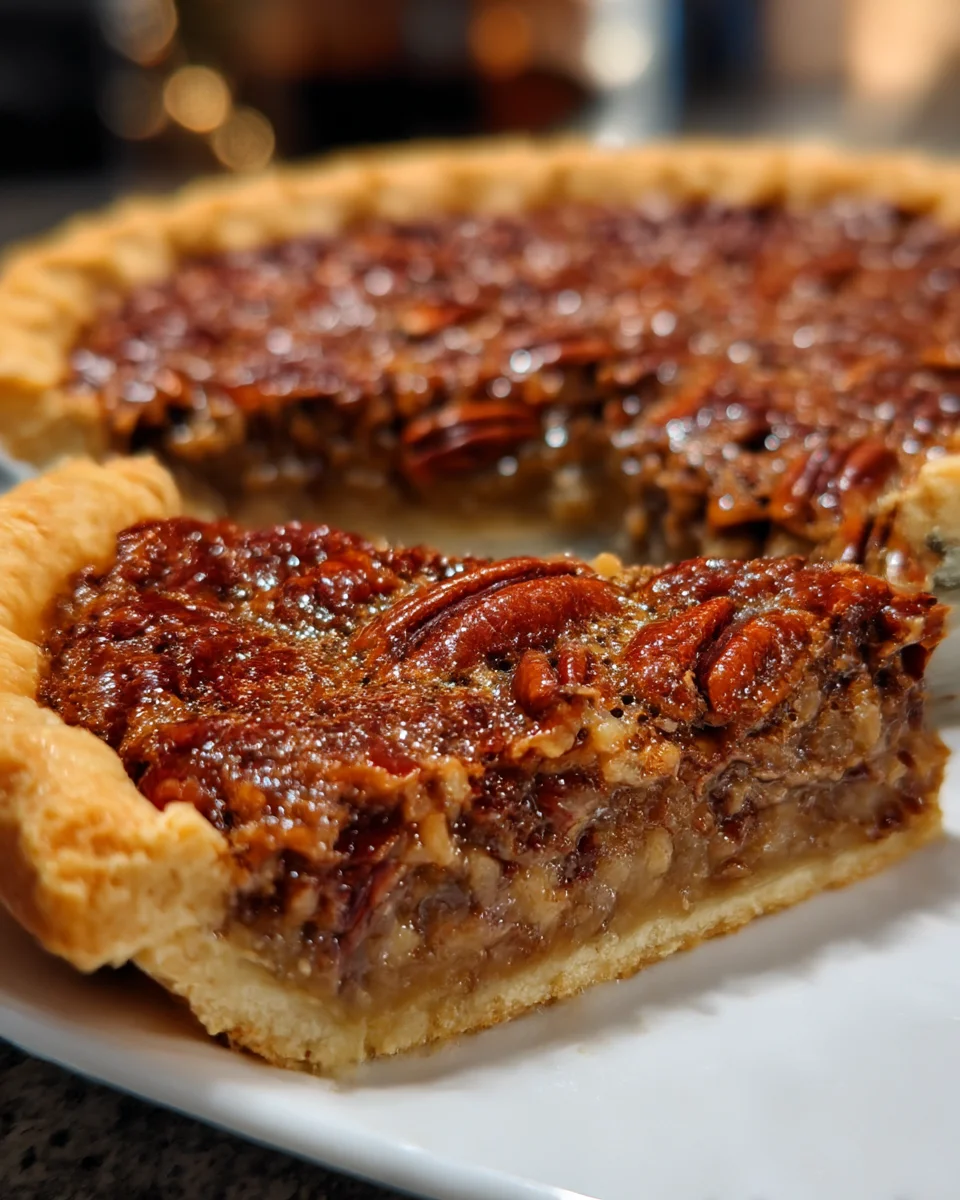 Southern pecan pie for Christmas