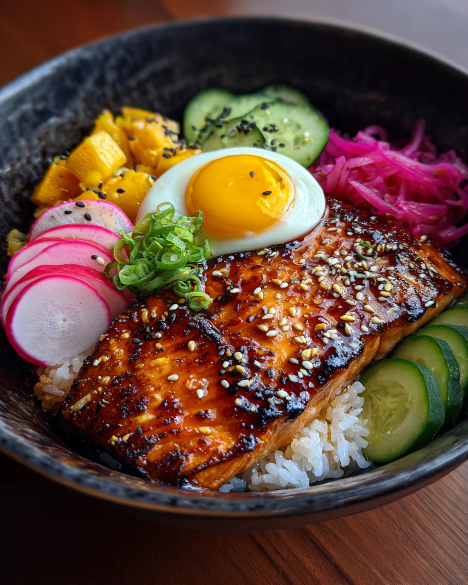 Teriyaki Salmon Bowl