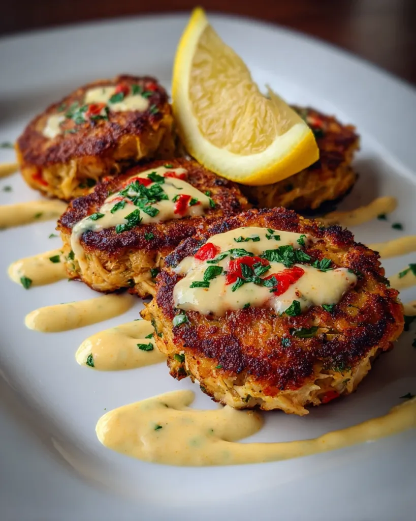 Vegan Jackfruit Crab Cakes with Lemon