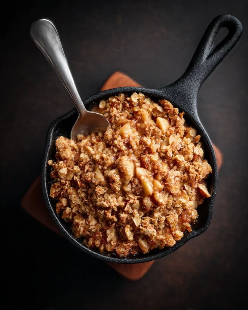 apple crisp mini skillet