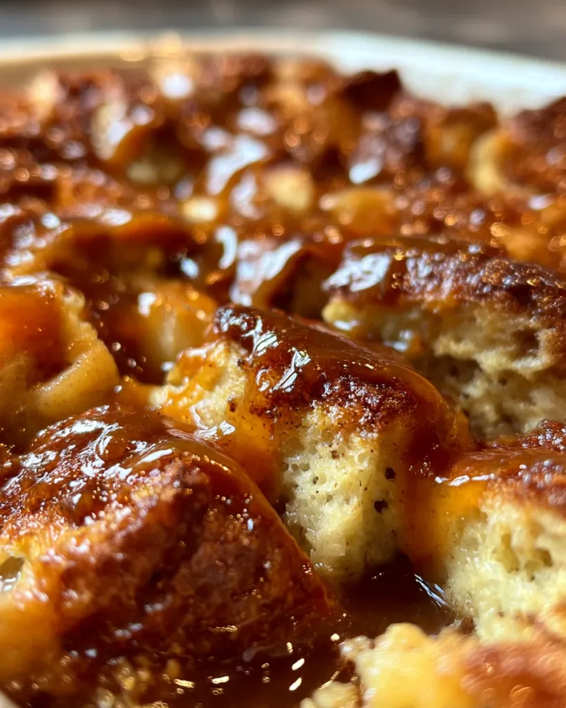 caramel apple french toast bake