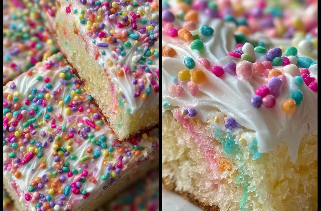 funfetti birthday sheet cake