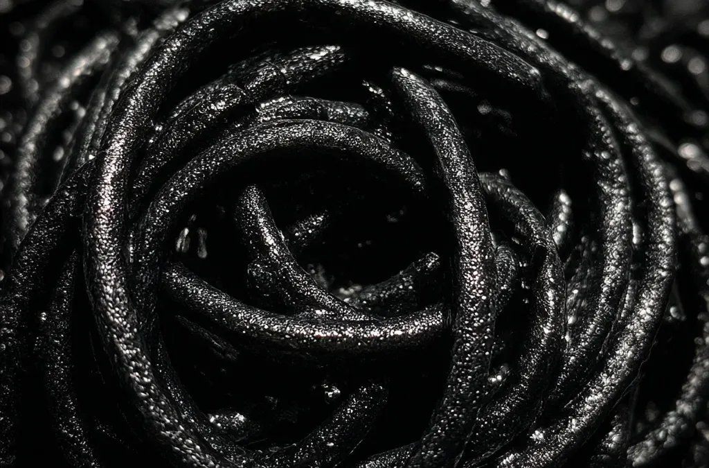spooky halloween pasta black squid ink
