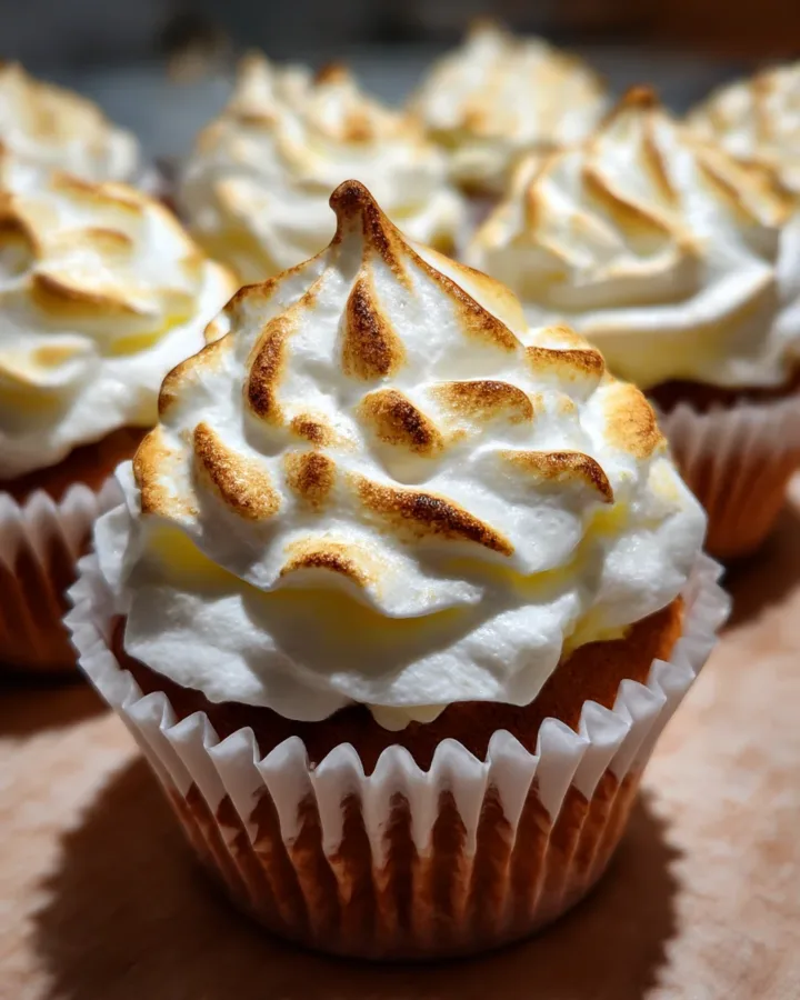 Baked Alaska Cupcakes
