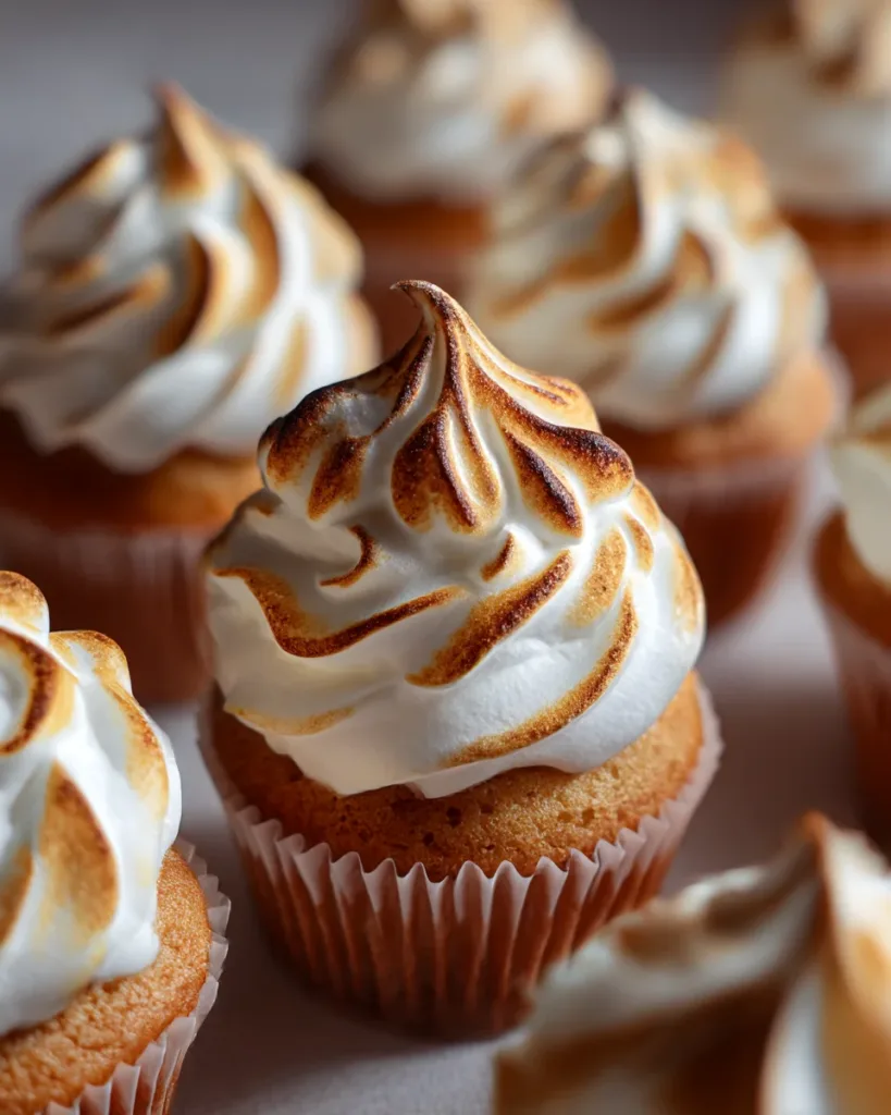 Baked Alaska Cupcakes