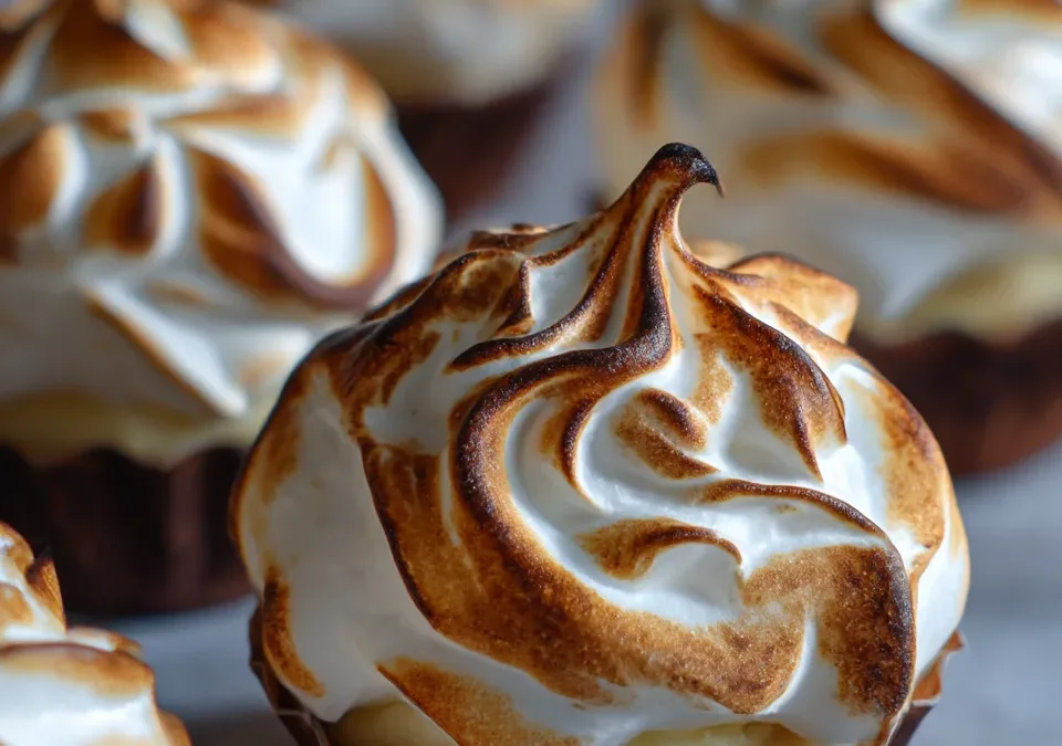 Baked Alaska Cupcakes