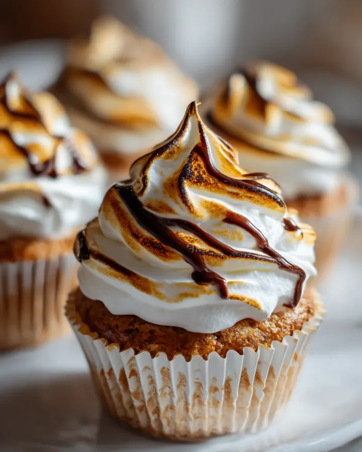Baked Alaska Cupcakes