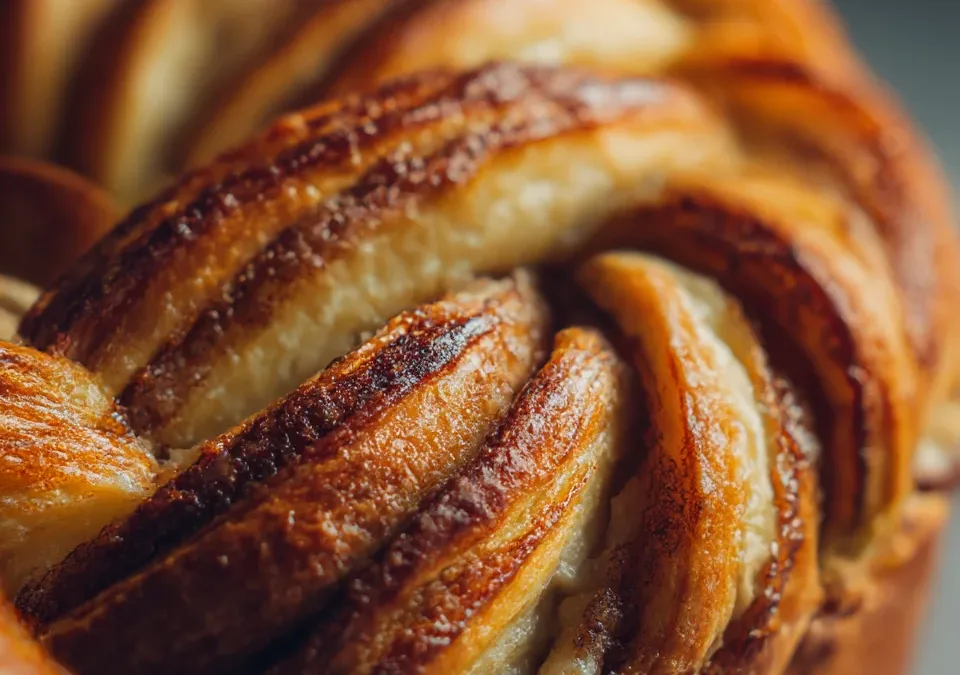 Banana Cream Pie Babka Twist