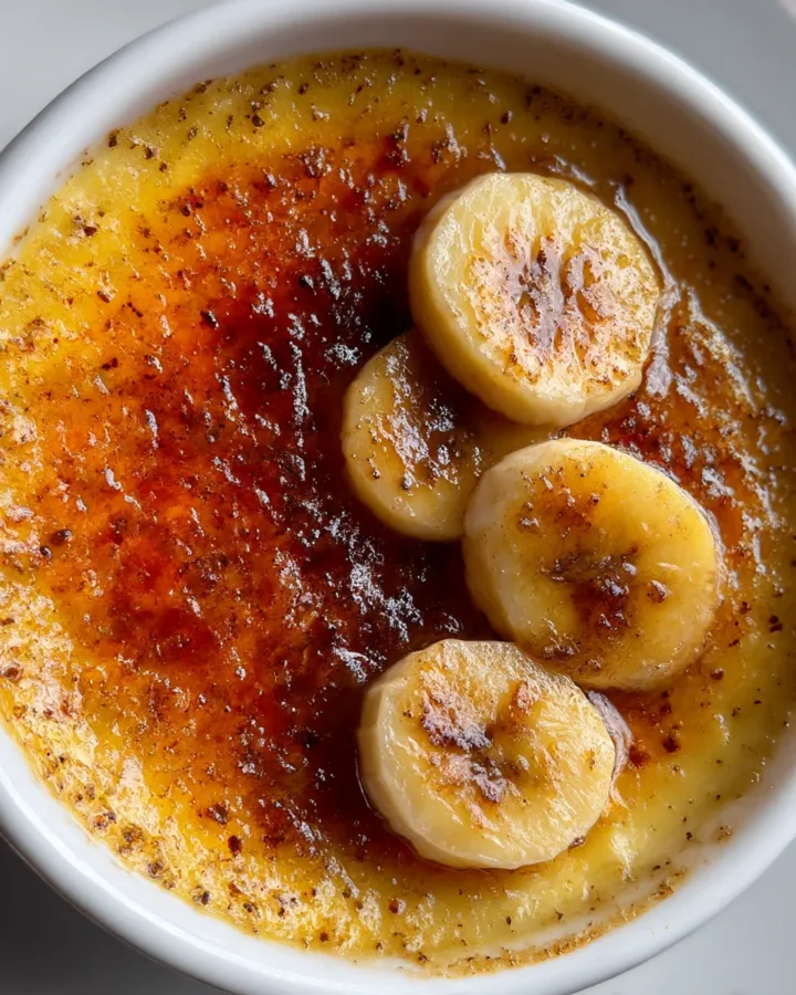 Banana Foster Creme Brulee