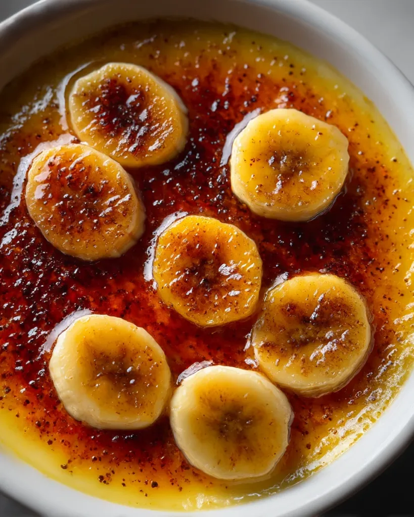 Banana Foster Creme Brulee
