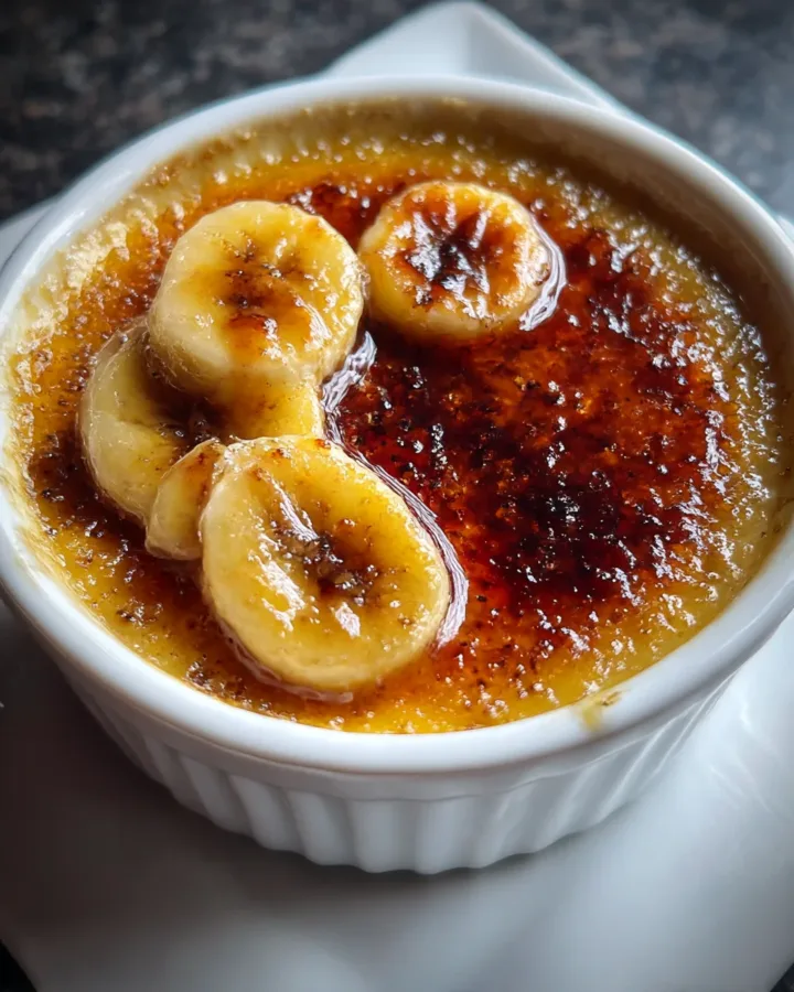 Banana Foster Creme Brulee