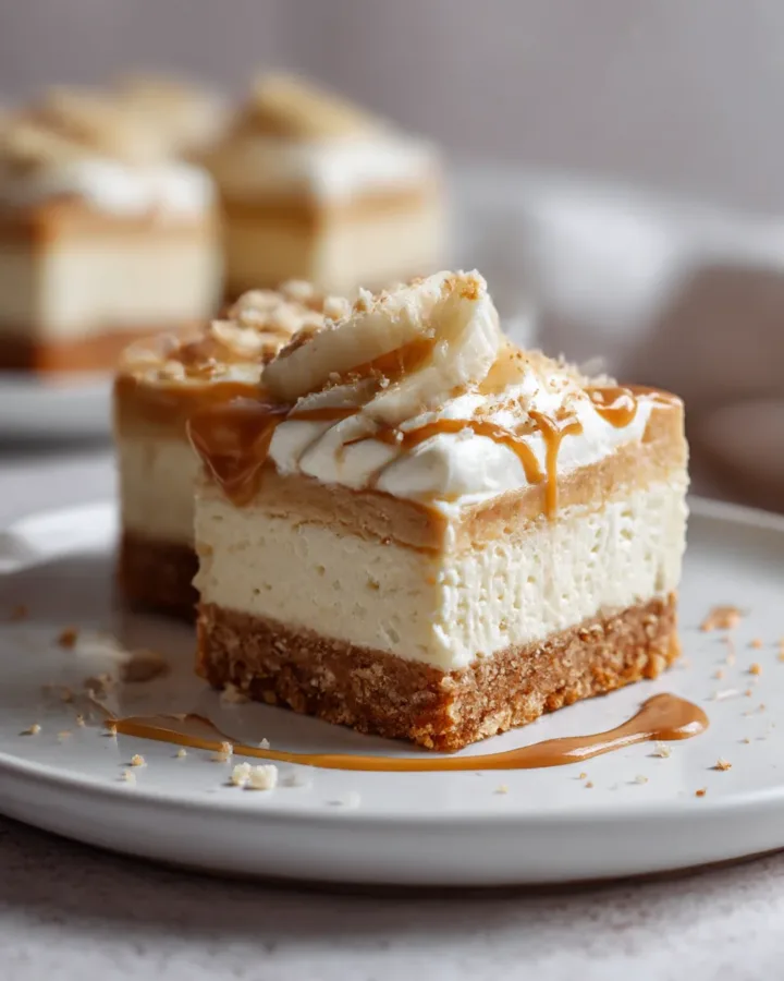 Banoffee Cheesecake Bars