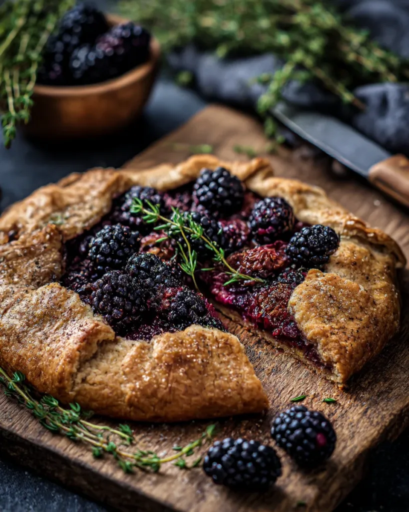 Blackberry & Thyme Savory Galette