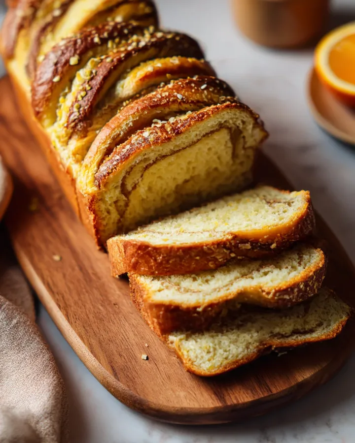 Cardamom & Orange Zest Babka