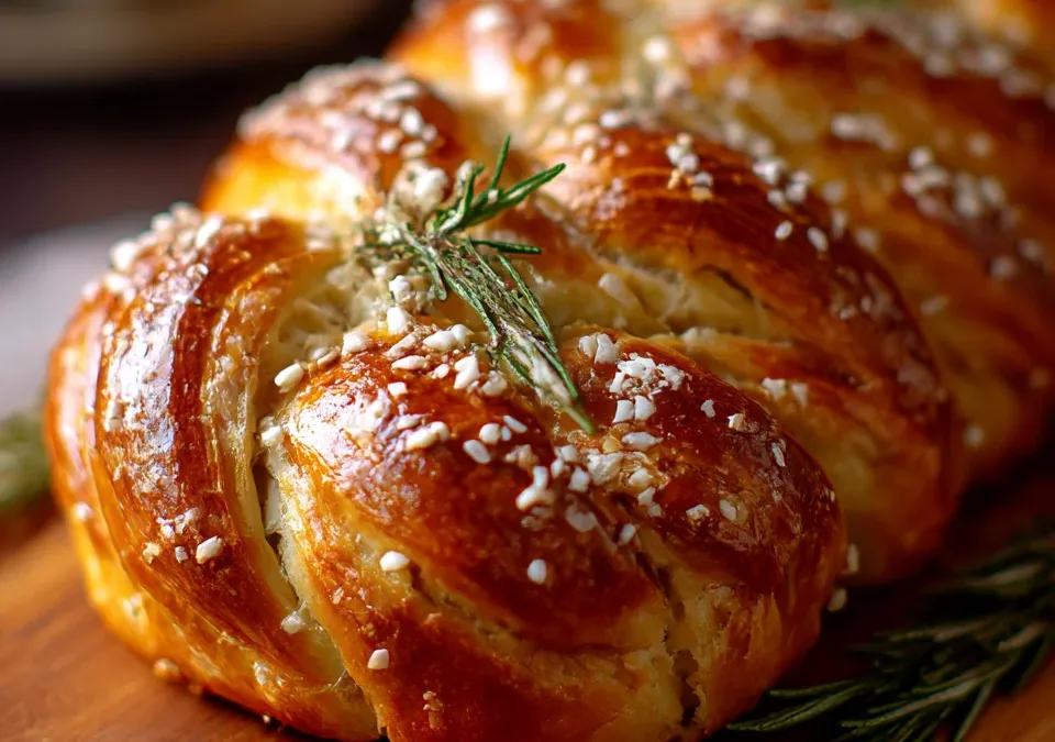 Christmas Tree Pull-Apart Pretzel Bread