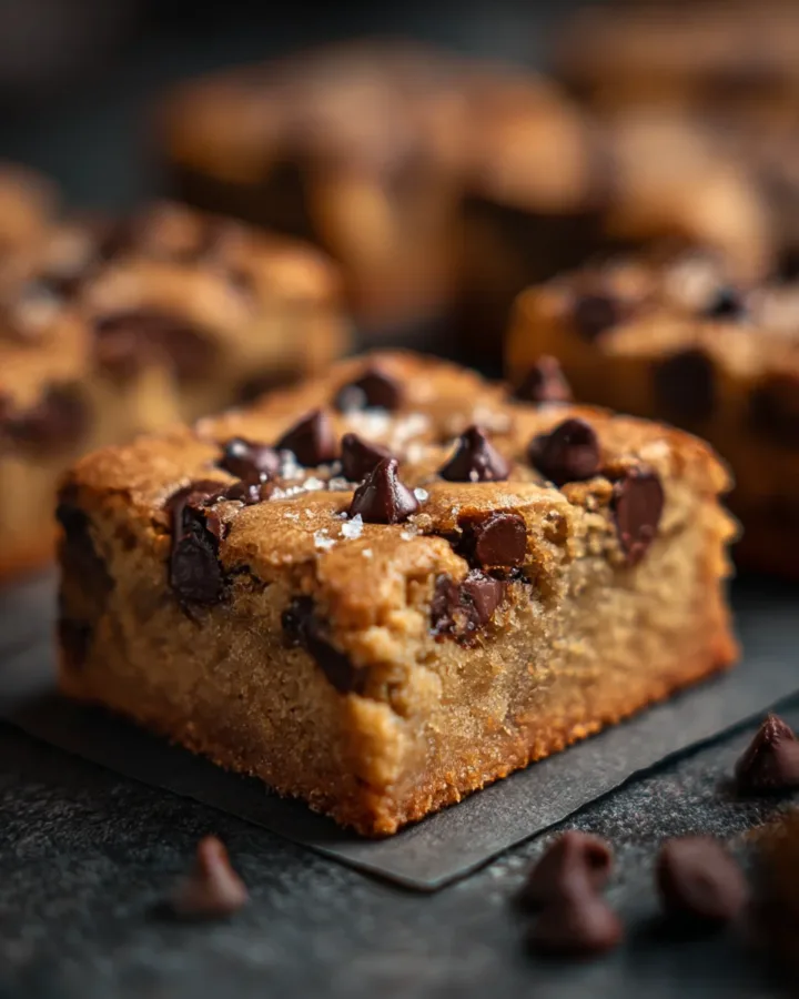 Chunky Peanut Butter Choco Chip Bars
