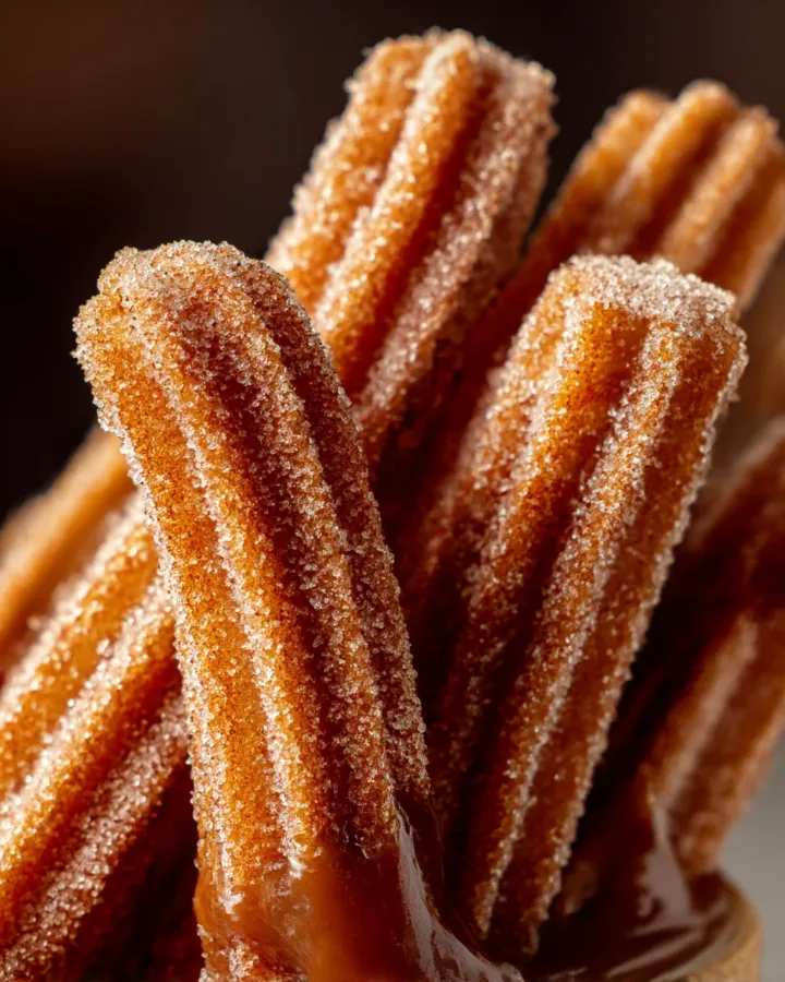 Cinnamon Churros with Dulce de Leche