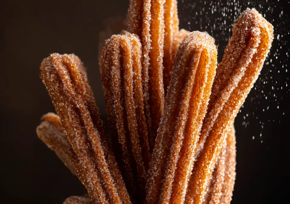 Cinnamon Churros with Dulce de Leche