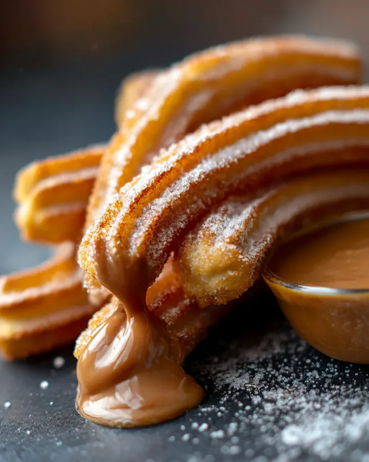 Cinnamon Churros with Dulce de Leche