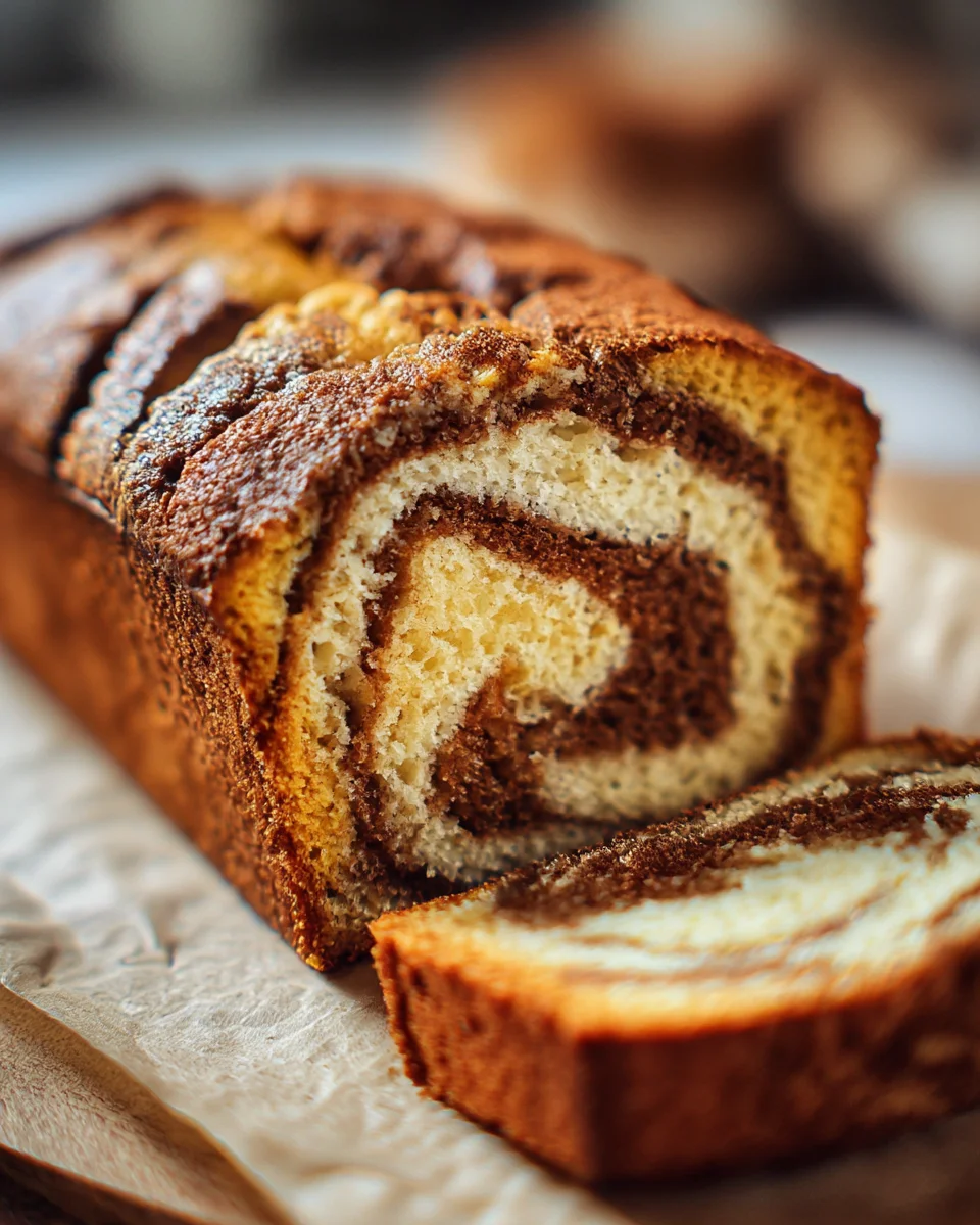 Cinnamon Swirl Pumpkin Latte Loaf