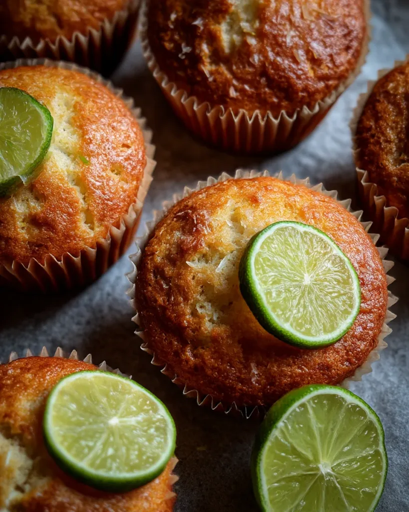 Coconut Lime Breakfast Muffins