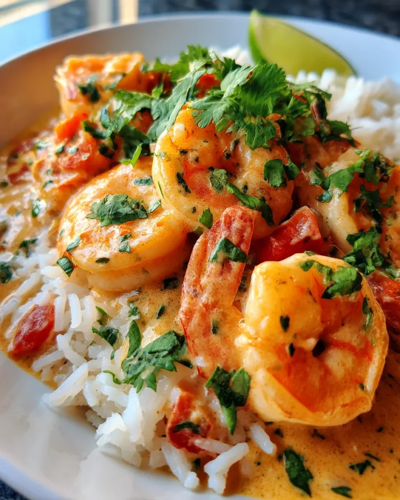 Coconut Lime Shrimp Curry