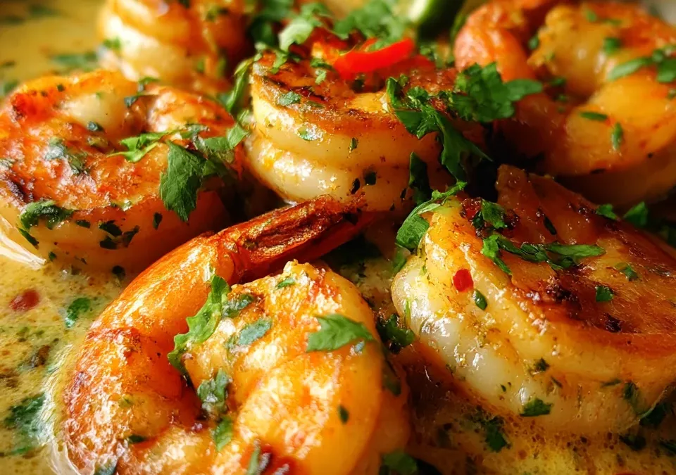 Coconut Lime Shrimp Curry