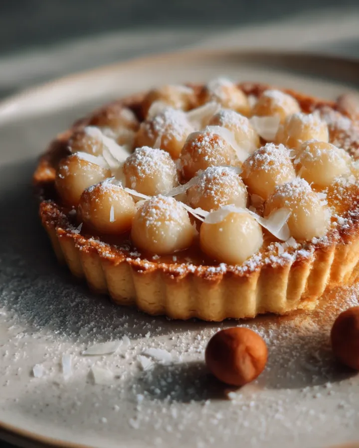 Coconut Macadamia Nut Tart