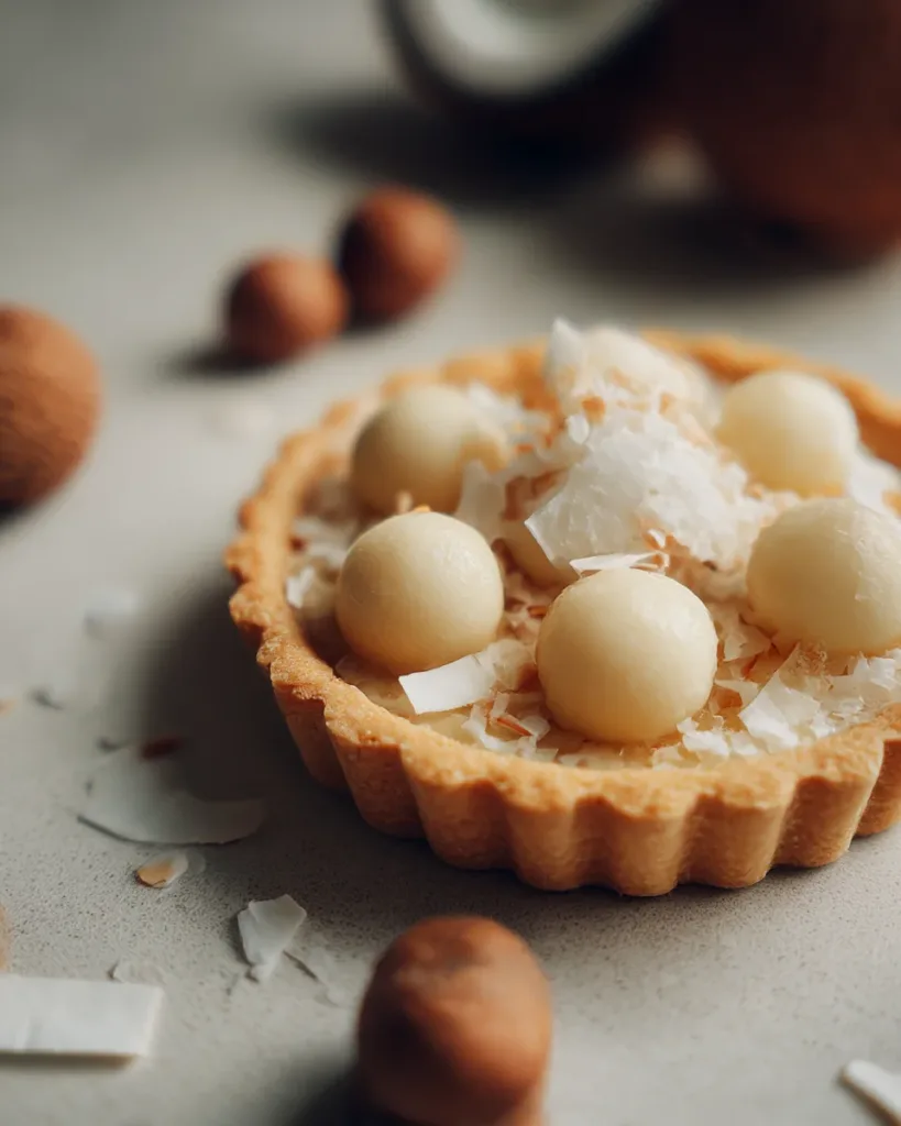 Coconut Macadamia Nut Tart