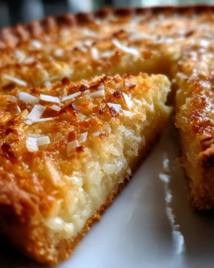 Coconut Macadamia Nut Tart