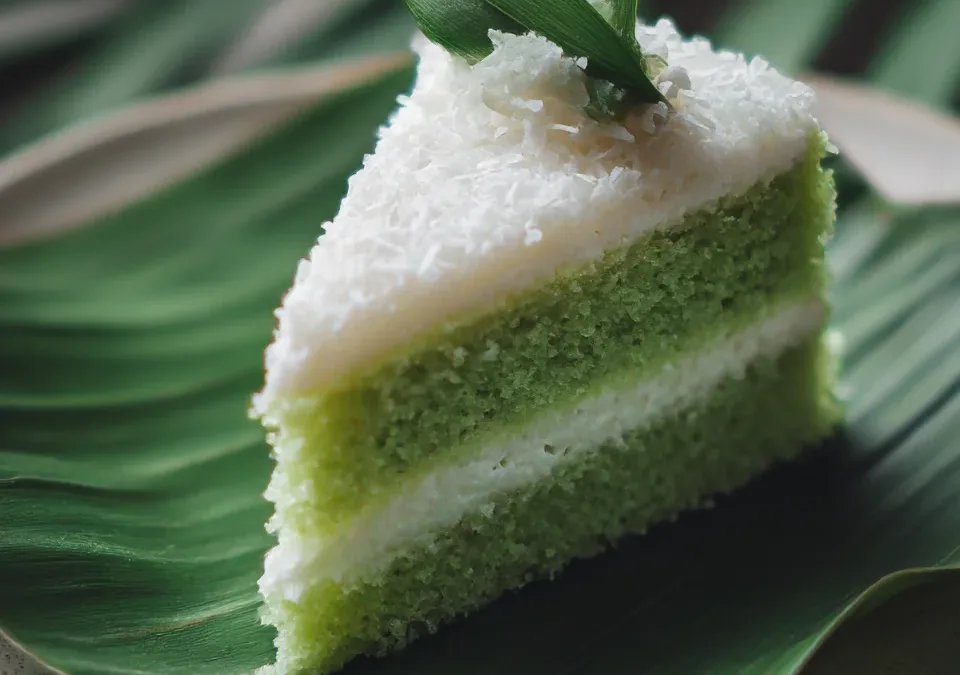 Coconut Pandan Cake