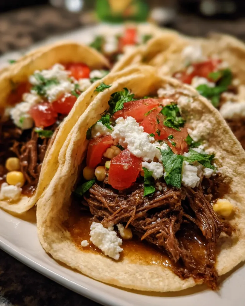 Crockpot Mississippi Pot Roast Tacos