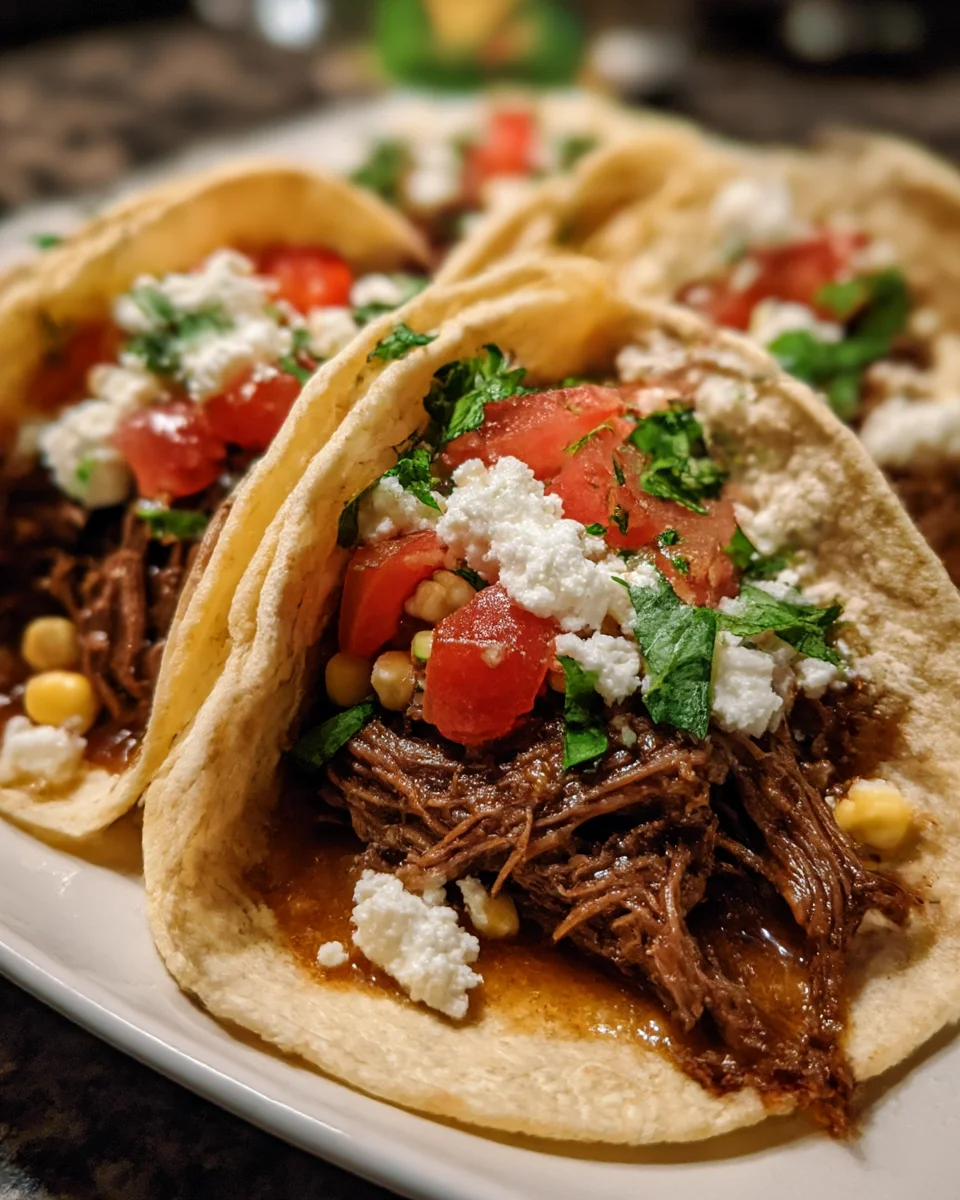 Crockpot Mississippi Pot Roast Tacos
