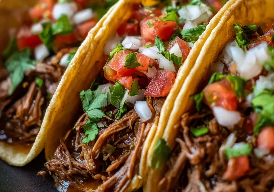 Crockpot Mississippi Pot Roast Tacos