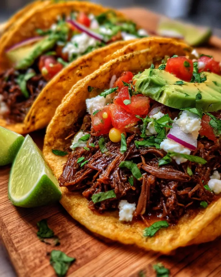 Crockpot Mississippi Pot Roast Tacos