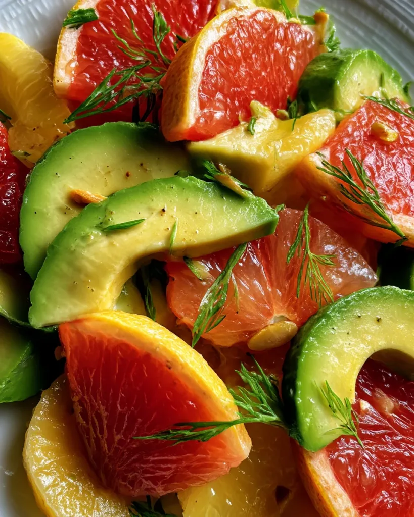 Crunchy Avocado & Grapefruit Summer Salad