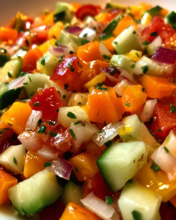 Crunchy Rainbow Chopped Power Salad