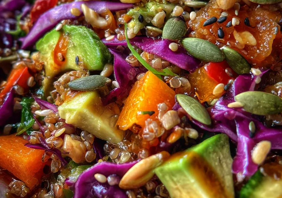 Crunchy Rainbow Chopped Power Salad